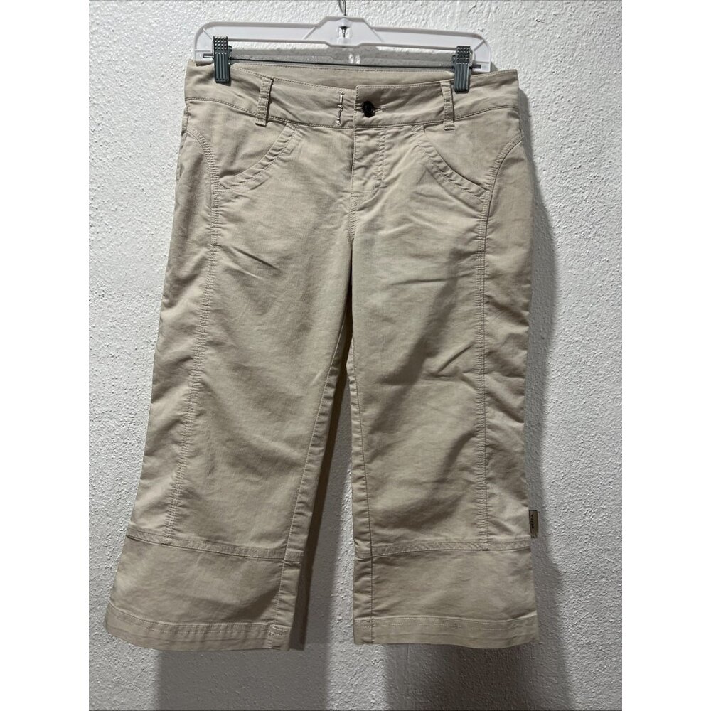Prana‎ ~ Khaki Capris  ~ minor 4 Pockets